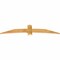 Ekena Millwork Bellingham Rough Sawn Timber Gable Bracket, Western Red Cedar, 84"W x 17"H x 2"D x 6"F, 5/12 Pitch GBW084X17X0206BEL00RWR - alternate 2